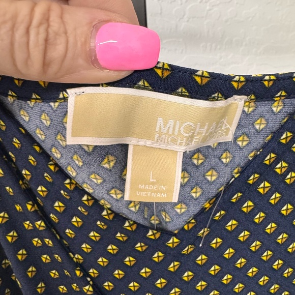 NWT MICHAEL KORS Black/Gold print Jumpsuit - Picture 4 of 10